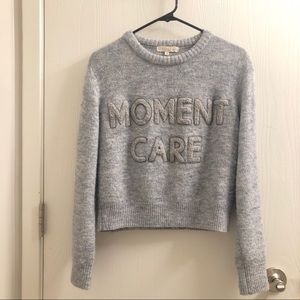 Womens crewneck blue sweater XS